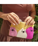 Monederos de Fieltro Tres Gatos – Pack de 3