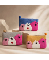 Monederos de Fieltro Tres Gatos – Pack de 3