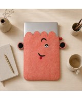 Funda de Fieltro para Portátil Guiño Coral | Jessimística