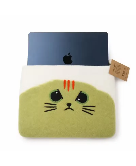 Funda de Fieltro Portátil Gato Gruñón | Jessimística