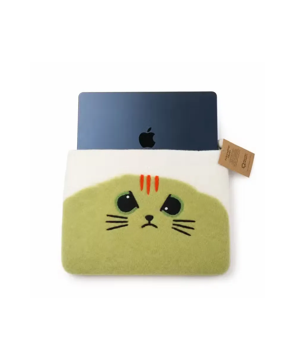 Funda de Fieltro Portátil Gato Gruñón | Jessimística