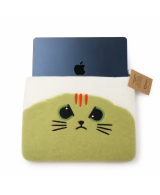 Funda de Fieltro Portátil Gato Gruñón | Jessimística