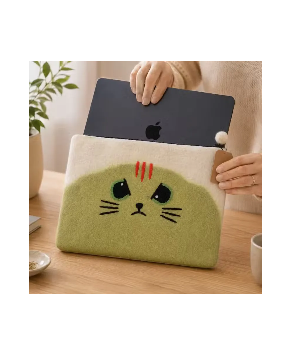 Funda de Fieltro Portátil Gato Gruñón | Jessimística