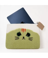 Funda de Fieltro Portátil Gato Gruñón | Jessimística