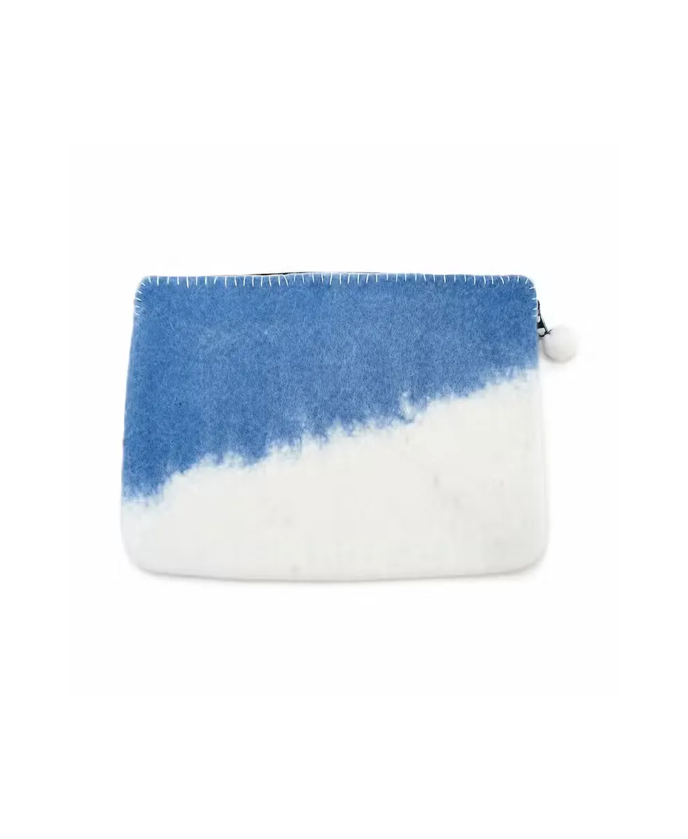 Funda Portátil de Fieltro Horizonte Azul | Jessimística