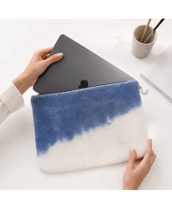 Funda Portátil de Fieltro Horizonte Azul | Jessimística