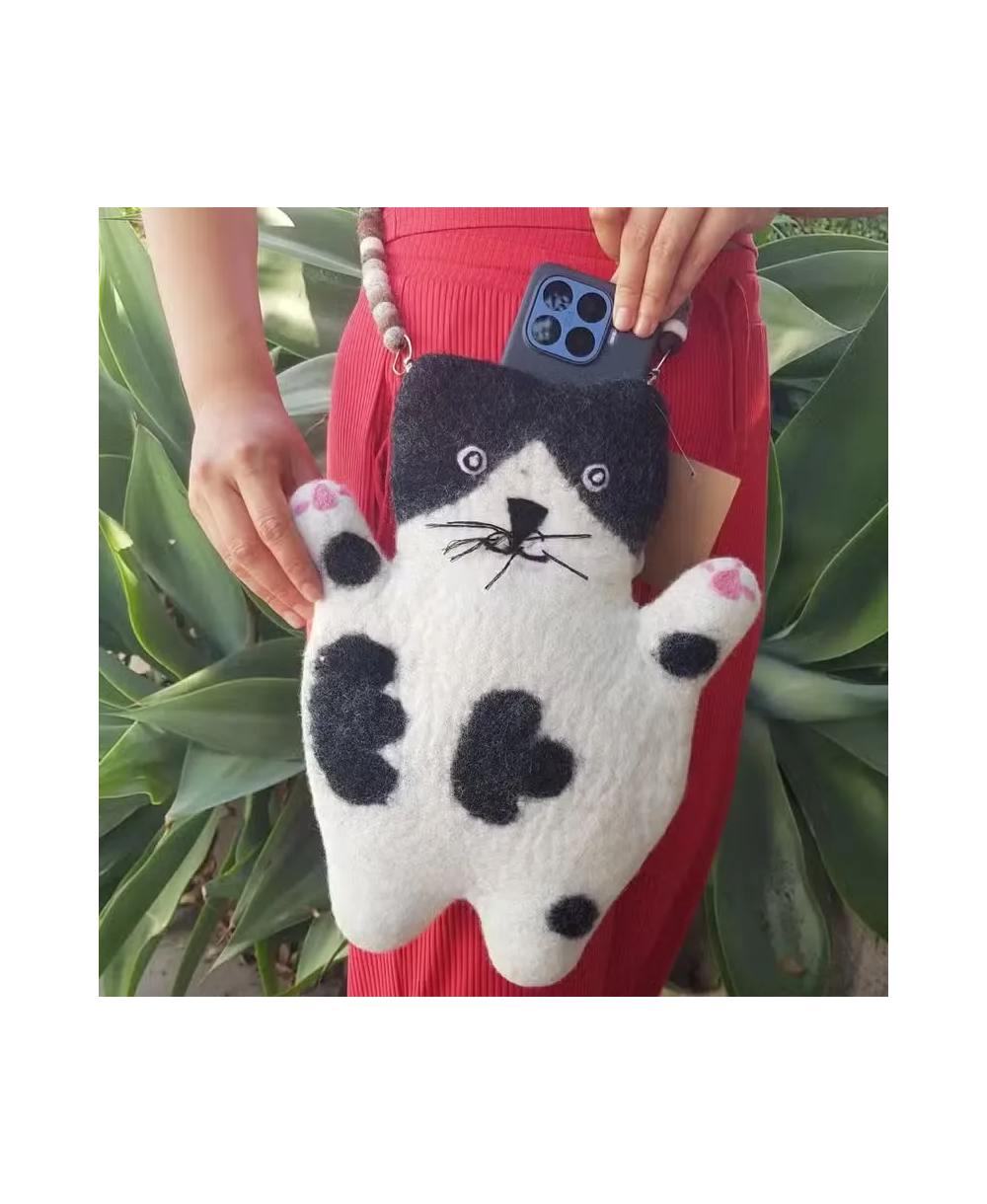 Bolso de Fieltro Gato Stacy y Whitney | Jessimística