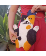 Bolso de Fieltro Gato Stacy y Whitney | Jessimística