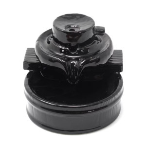 Quemador incienso cascada zen circular