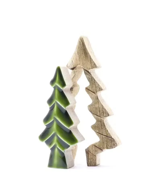 Árbol de Navidad de Madera y Esmalte | Jessimistica