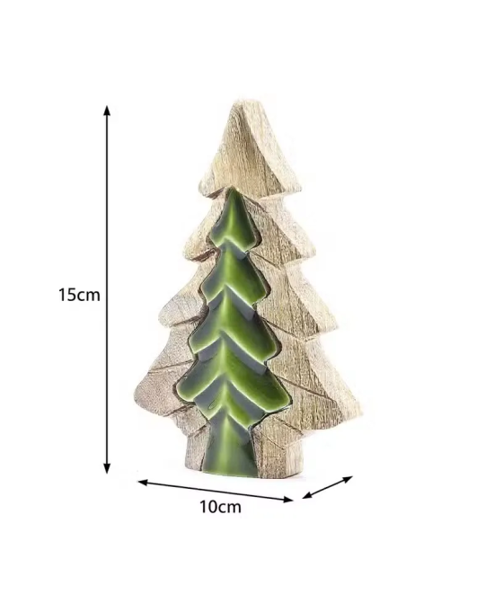 Árbol de Navidad de Madera y Esmalte | Jessimistica