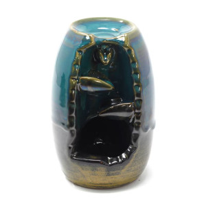 Quemador incienso cascada florero zen