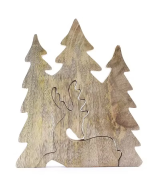 copie de copie de Cuenco de Madera Hoja del Bosque - Esmalte Verde