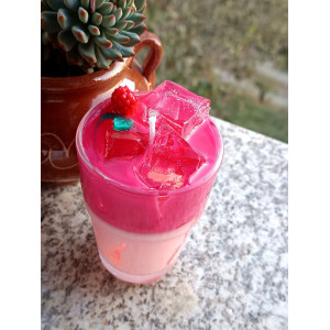 Jessimística | Vela de Gel Frutos Rojos Artesanal Hecha a Mano