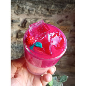 Jessimística | Vela de Gel Frutos Rojos Artesanal Hecha a Mano