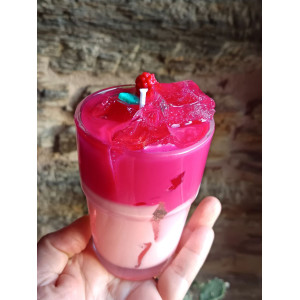 Jessimística | Vela de Gel Frutos Rojos Artesanal Hecha a Mano