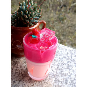 Jessimística | Vela de Gel Frutos Rojos Artesanal Hecha a Mano