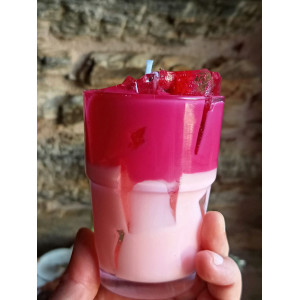 Jessimística | Vela de Gel Frutos Rojos Artesanal Hecha a Mano