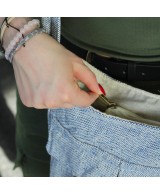 Bolso Bandolera de Algodón con Correa de Nylon