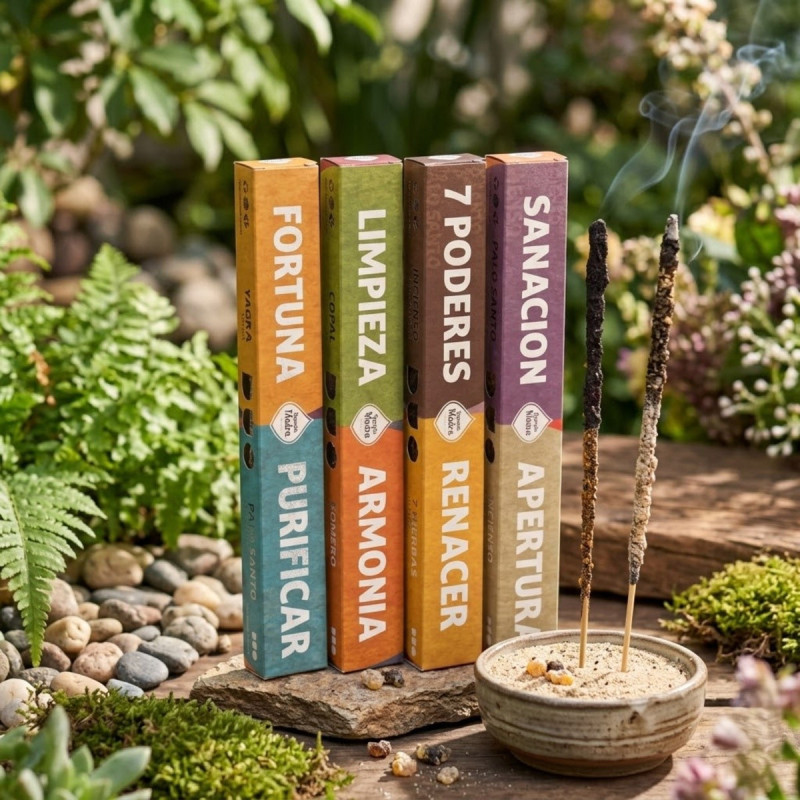 Varillas de incienso sagrada madre disponible en 4 aromas.
