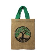 Bolsa de yute ecológica mística