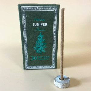 Pack incienso tibetano con soporte meditación