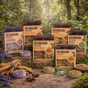 Incienso en pastillas eco artesanales varios aromas disponibles.