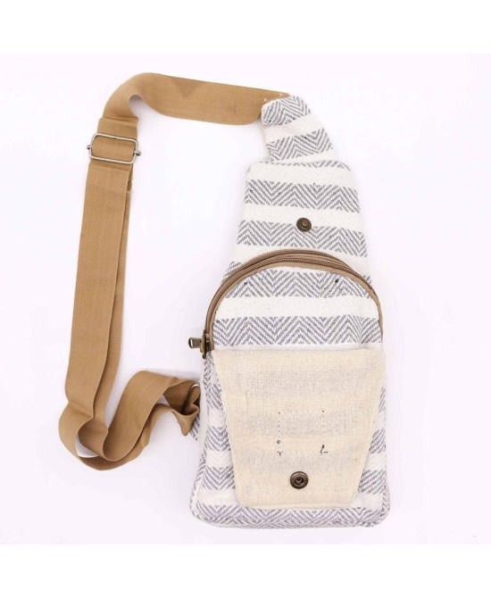 Mochila Cruzada Nomad Spirit de algodón natural