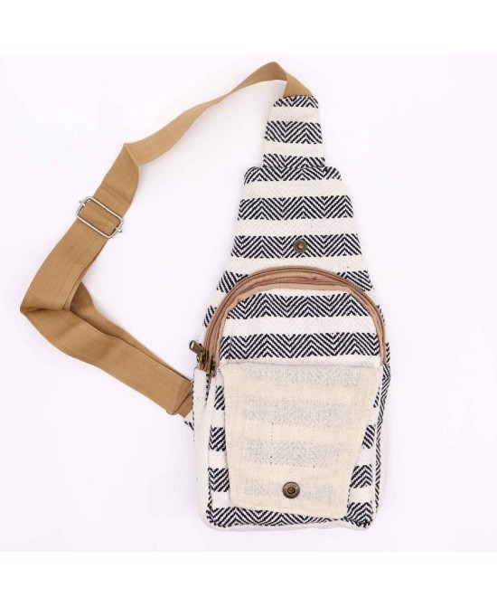 Mochila Cruzada Nomad Spirit de algodón natural