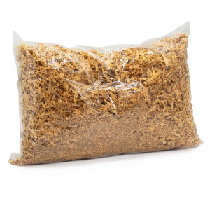 Bolsa con virutas de palo santo natural en madera para aromatizar espacios.