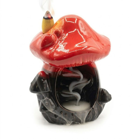 Quemador reflujo seta incienso decorativo