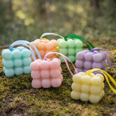 Jabones de masaje con forma de burbujas para uso en ducha y cuidado de la piel.