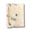 Cuaderno Lokta con flores naturales prensadas