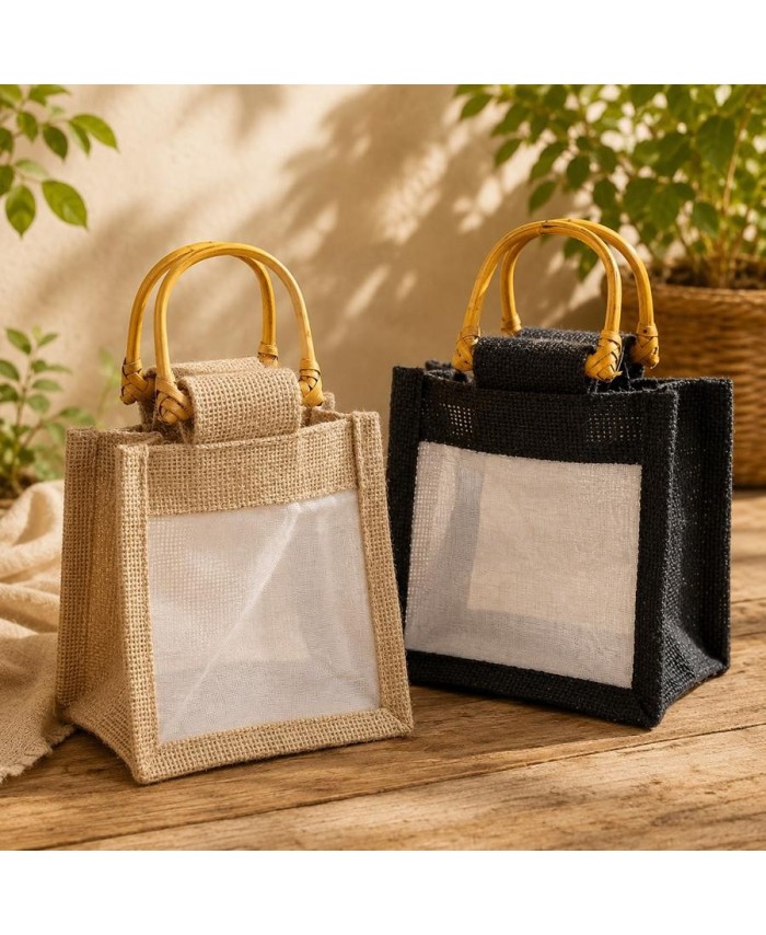 Bolsa de regalo de yute ecológica