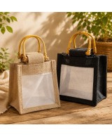 Bolsa de regalo de yute ecológica