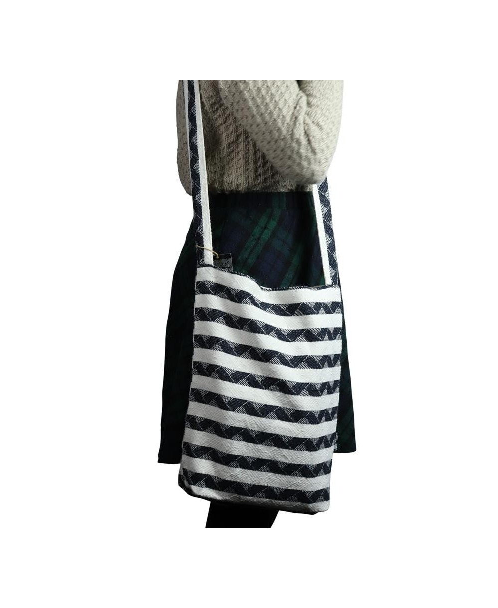 Bolso Bandolera Artesanal con Cremallera