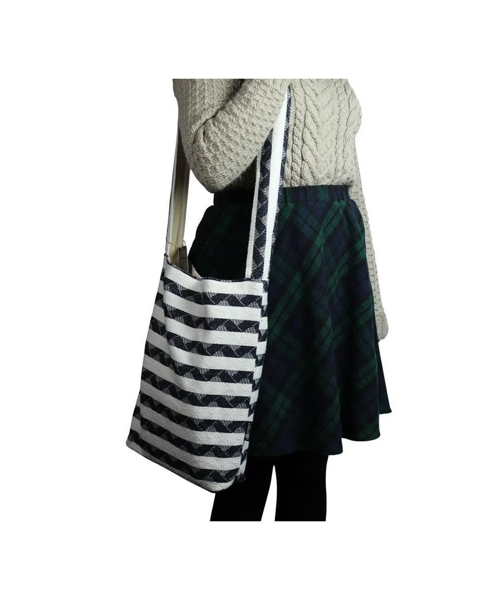 Bolso Bandolera Artesanal con Cremallera