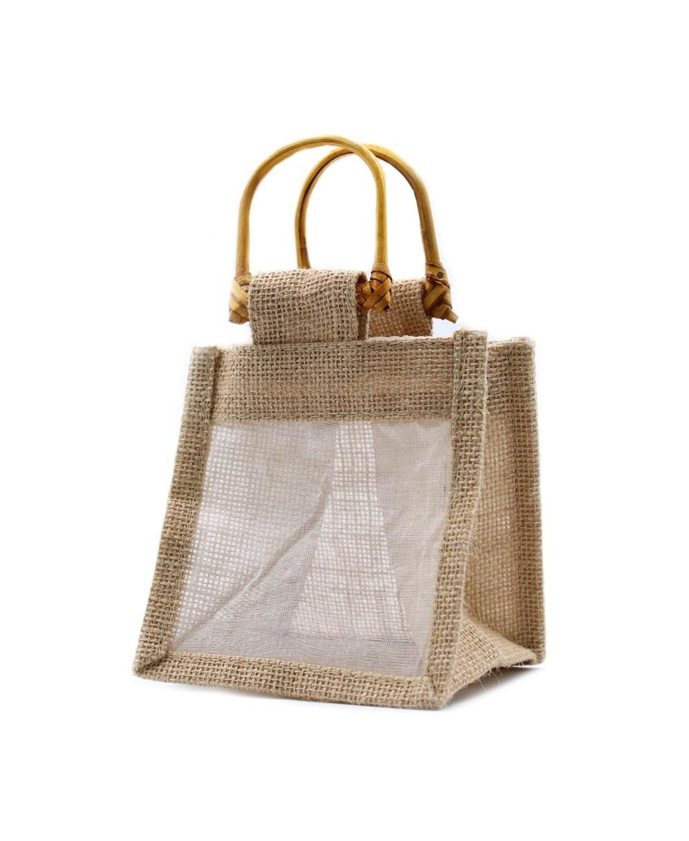 Bolsa de regalo de yute ecológica