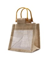 Bolsa de regalo de yute ecológica