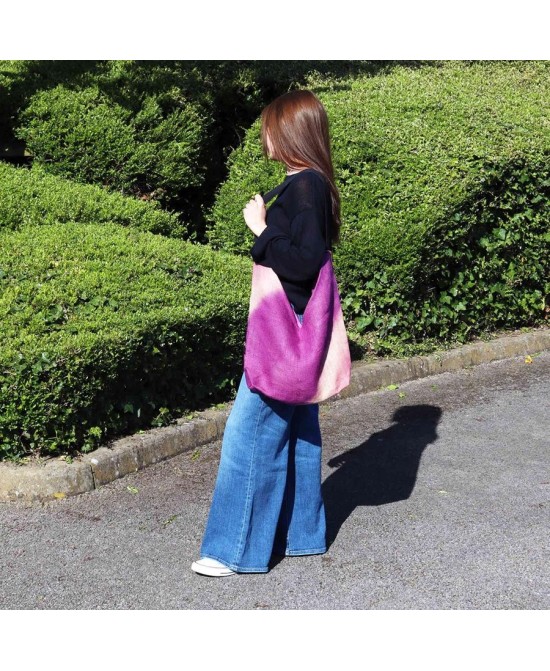 Bolso Natural Artesanal Degradado