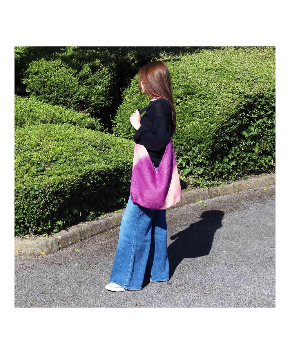 Bolso Natural Artesanal Degradado