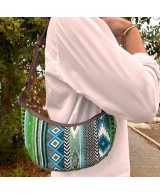 Bolso Boho Artesanal con Diseños Geométricos