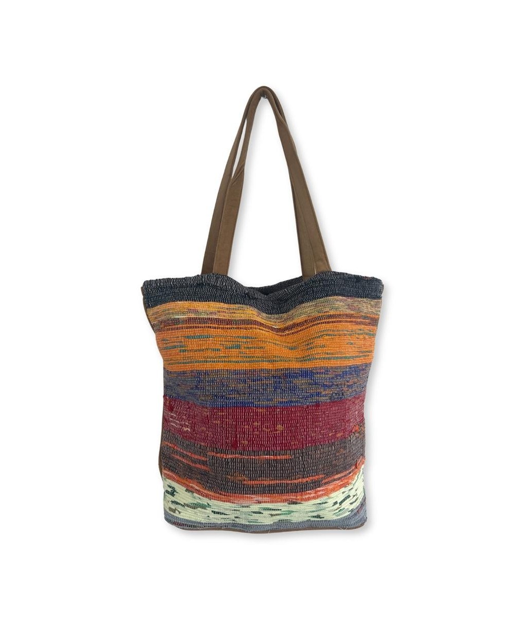 Bolso Shopper Grande con Diseño Artesanal