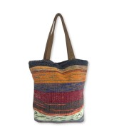 Bolso Shopper Grande con Diseño Artesanal