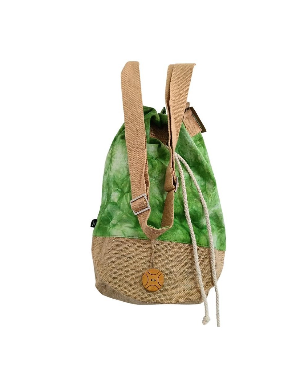 Mochila sostenible con símbolos decorativos místicos