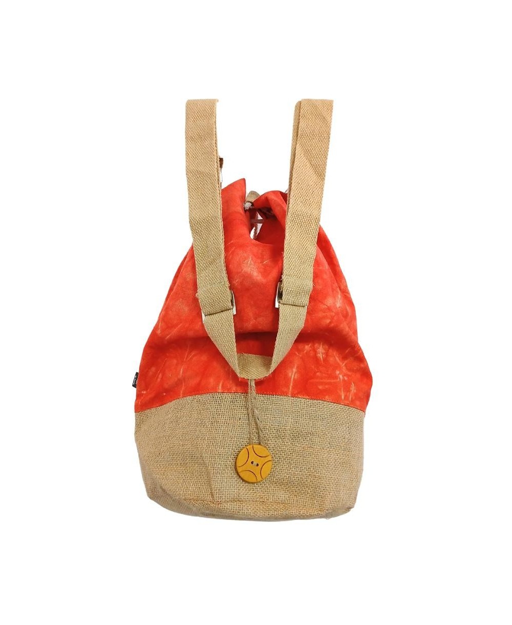 Mochila sostenible con símbolos decorativos místicos