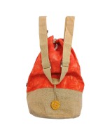 Mochila sostenible con símbolos decorativos místicos