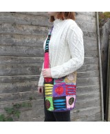 Bolso de algodón estilo bohemio disponible en varios diseños