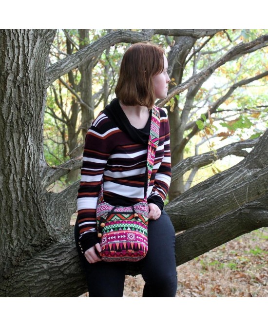 Bolso casual de inspiración tribal para uso diario