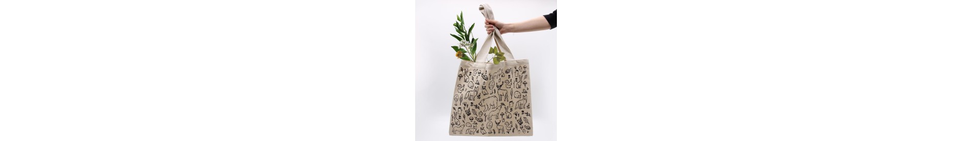 Bolsas artesanales de algodón boho